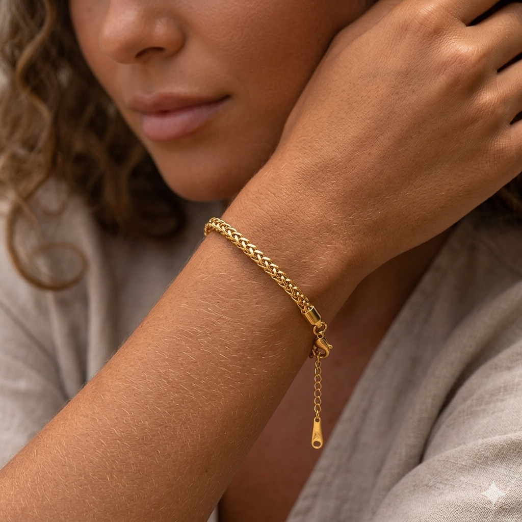 Herringbone Chain Bracelet