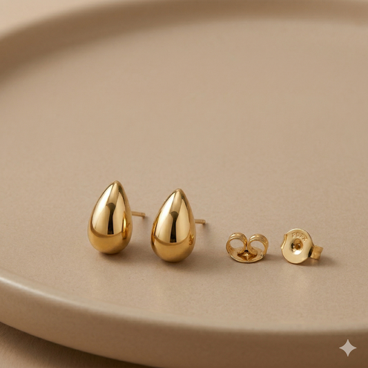 Gold Drop Studs