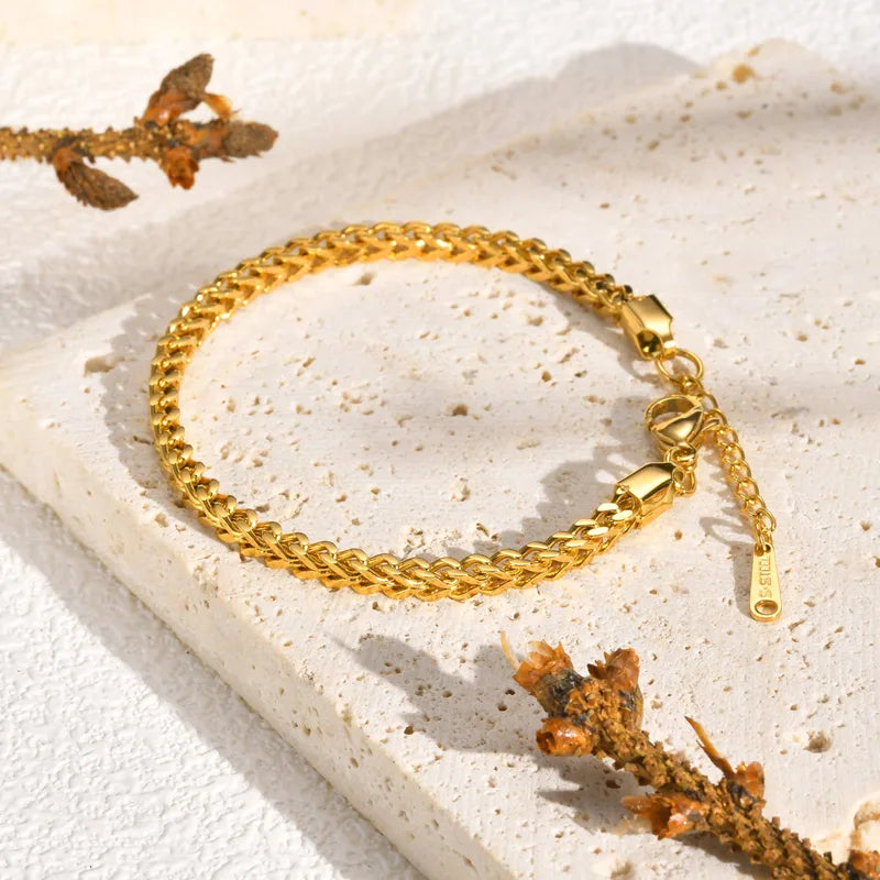 Herringbone Chain Bracelet