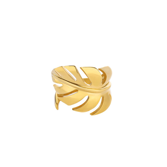 single leaf wrap ring